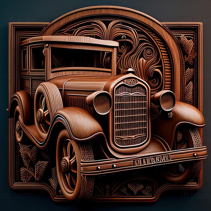 3D model Ford Model A 1927 (STL)